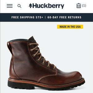 Quoddy Handmade Leather Maine Woods Boots size 10